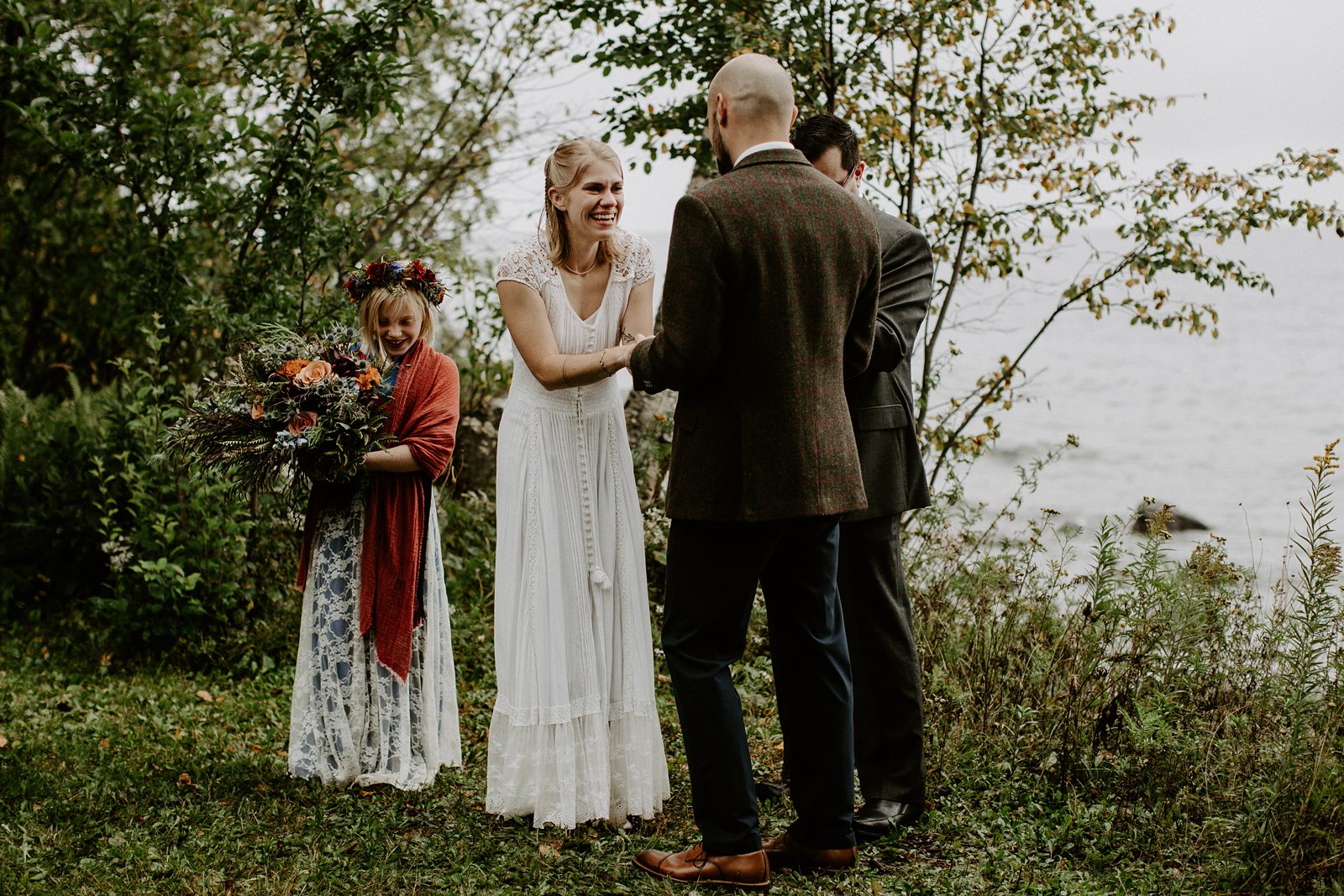 Paul and Taylor's intimate, eclectic North Shore wedding at a geodesic dome on the shores of Lake Superior was a special day I'll always remember!