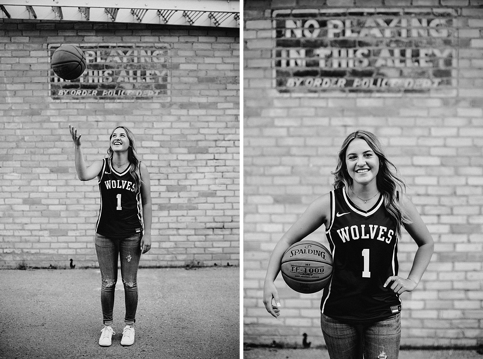 Bismarck basketball senior pictures