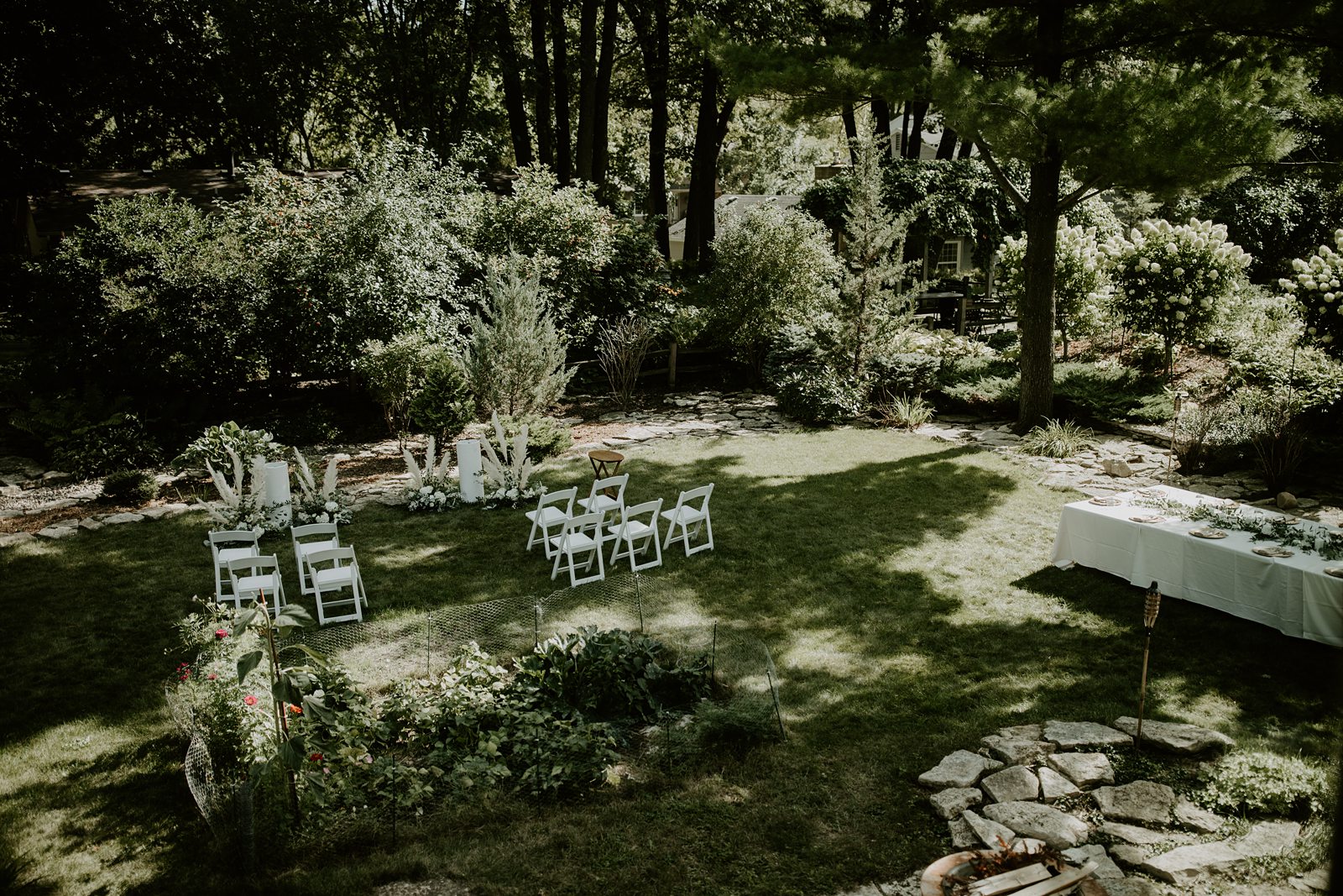 Intimate Backyard Wedding in Rochester, MN