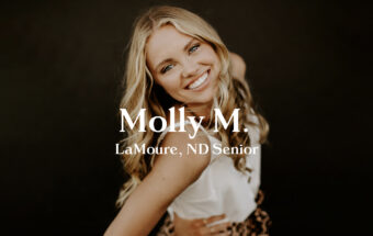 Downtown Fargo Senior Pictures | Molly Musland from LaMoure, ND