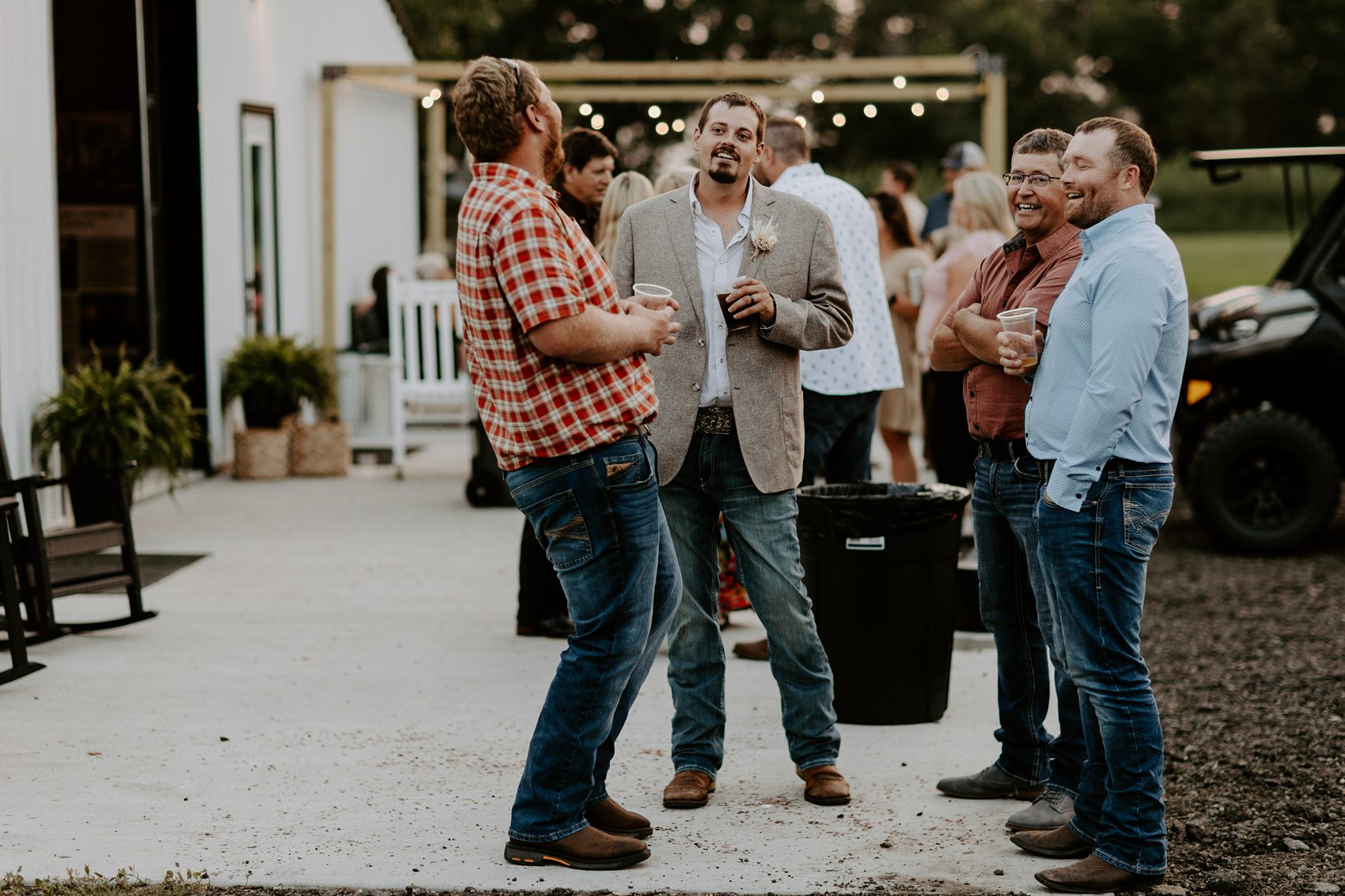 The golden hour photos at Prairie Meadows Wedding Venue were so perfect!